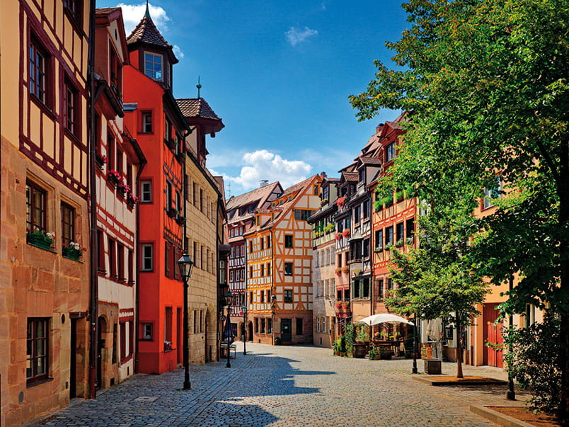 A street in Nuremberg, Germany